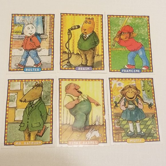 12 fun vtg Marc Brown's Arthur cards - Picture 5 of 9